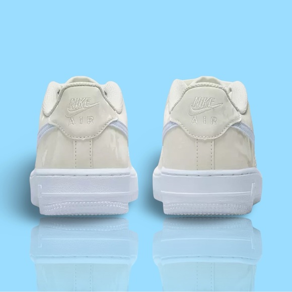 Nike Air Force 1 Low Pale Ivory/Grey Shoe - Picture 4 of 7